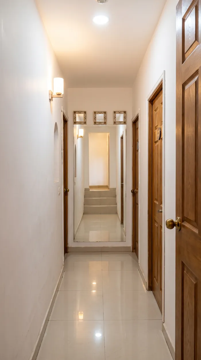 Corredor de las habitaciones